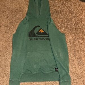 Vintage Y2K Green Quiksilver Hoodie